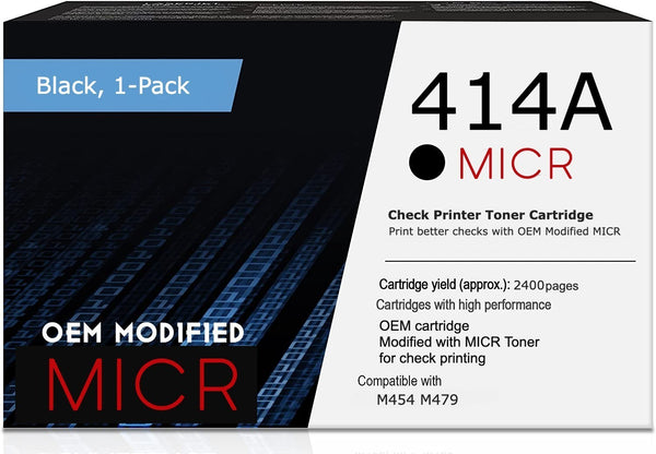 RT 414A OEM Modified HP W2020A MICR Toner Cartridge