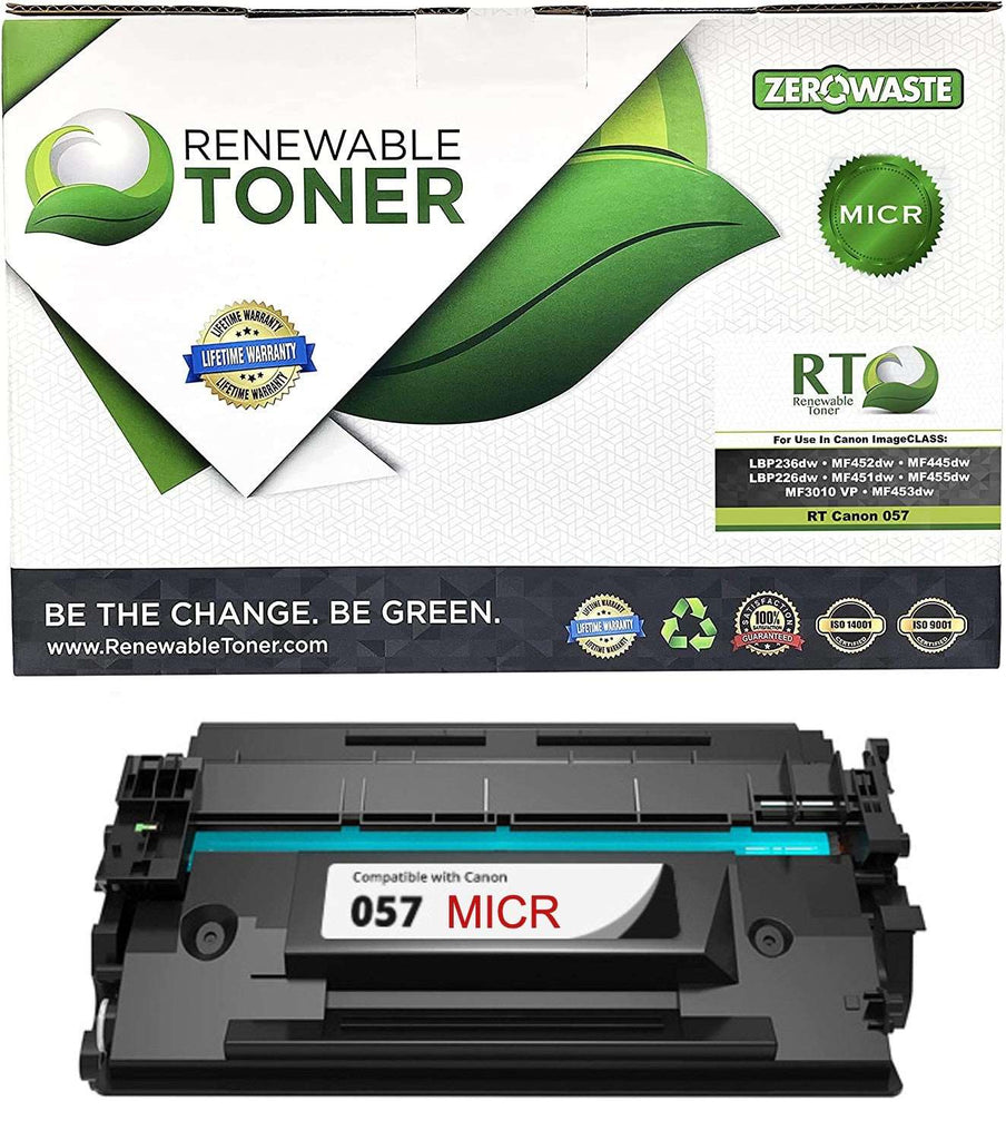 Canon CRG 057 3009C002 MICR for check printing | Renewable Toner