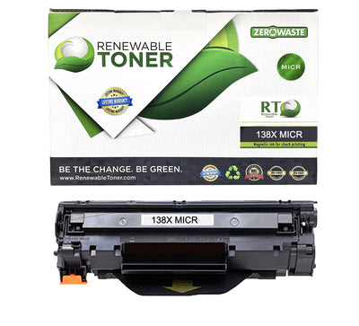RT 138X Compatible W1380X HP MICR Toner Cartridge (Limited Chip, High Yield)