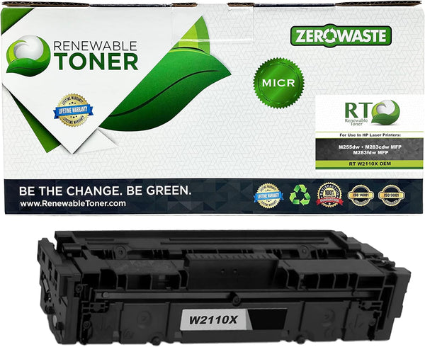 RT 206X Compatible HP W2110X MICR Toner Cartridge (High Yield, New Chip)