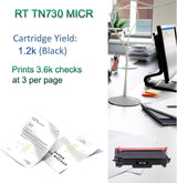 Brother TN730 OEM Modified Brother TN-730 MICR Cartridge