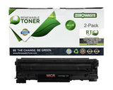RT CRG 125 Compatible Canon 3484B001AA MICR Toner Cartridge (2-Pack)