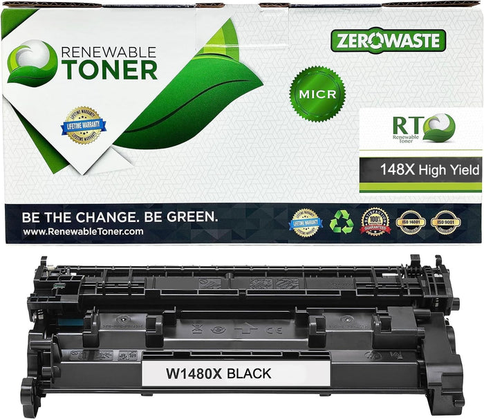 RT 148X Compatible HP W1480X Toner Cartridge (Black, High Yield)