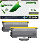 RT TN-360 Compatible Brother TN360BK Toner Cartridge (Black, 2-Pack)
