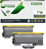 RT TN-360 Compatible Brother TN360BK Toner Cartridge (Black, 2-Pack)