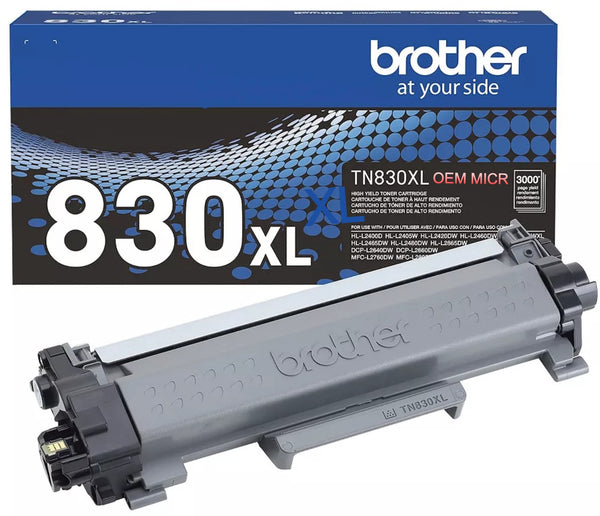Brother TN830XL OEM Modified MICR Toner Cartridge