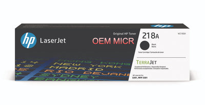 HP 218A OEM Modified W2180A MICR Toner Cartridge