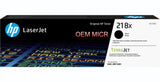 HP 218X OEM Modified W2180X MICR Toner Cartridge (High Yield)