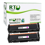 RT 215A Compatible HP W2313A Cartridge, No Chip (Magenta, 2-Pack)