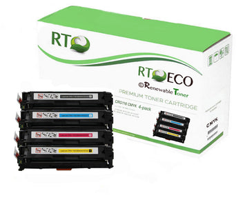 RT Compatible Canon CRG-116 Toner Set (CMYK, 4-pack)