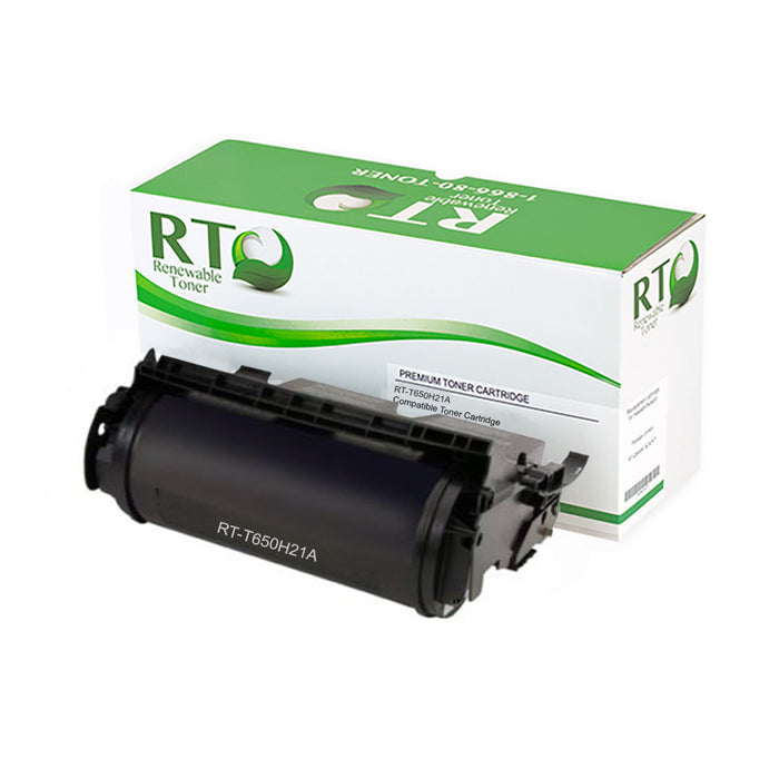 RT Compatible Lexmark T650 T650H21A Toner Cartridge
