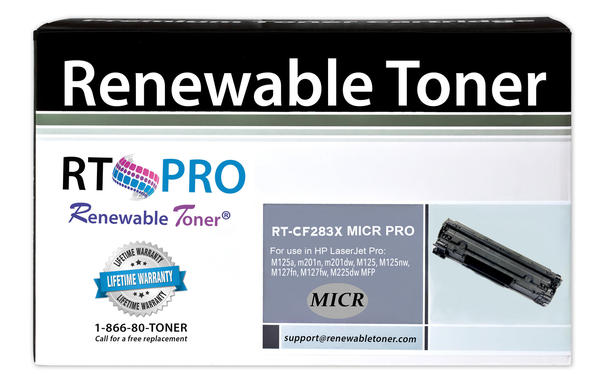 RT PRO 83X | CF283X Compatible MICR Toner Cartridge, High Yield