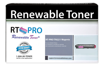 RT PRO Compatible Toner Cartridge Replacement for Brother TN221 TN-221M (Magenta)
