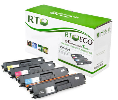 RT TN-331 Compatible Brother TN331 Toner Set (CMYK)