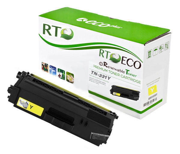 RT Compatible Toner Cartridge Replacement for Brother TN-331 TN-331Y (Yellow)
