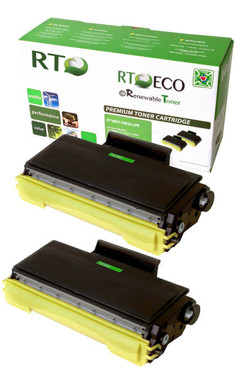 RT Compatible Toner Cartridge Replacement for Brother TN620 TN-620 High Yield (Black, 2-Pack)
