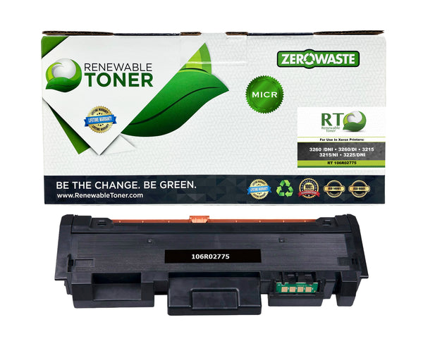 RT 106R02775 MICR Toner Cartridge for Xerox 106R2775 Check Printers