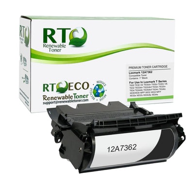 RT Compatible Lexmark T630 12A7362 Toner Cartridge