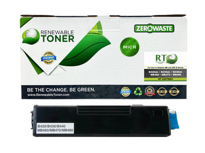 RT Okidata B420 43979201 Compatible MICR Toner Cartridge (High Yield)