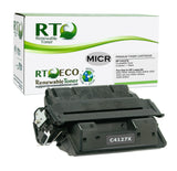 RT 27X MICR Toner for HP C4127X Check Printing Cartridge (High Yield)