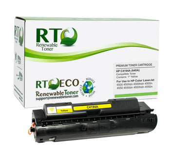 RT Compatible HP C4194A 640A Toner Cartridge (Yellow)