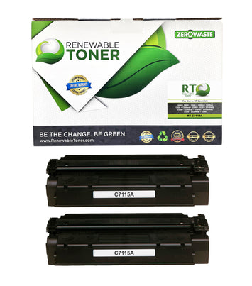 RT 15A Compatible HP C7115A Toner Cartridge (2-pack)