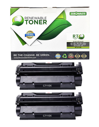 RT 15X Compatible HP C7115X Toner Cartridge (High Yield, 2-pack)