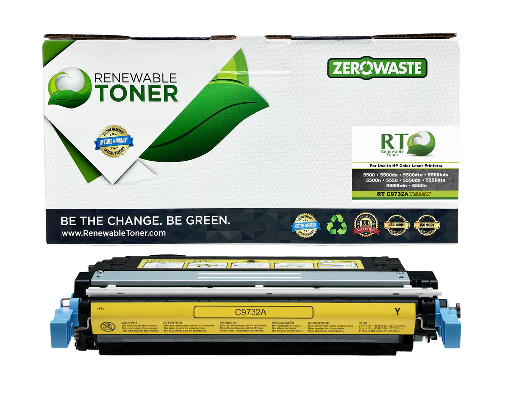 HP 645A / C9732A Yellow Toner | Renewable Toner
