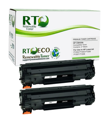 RT Compatible HP 35A CB435A Toner Cartridge (2-pack)