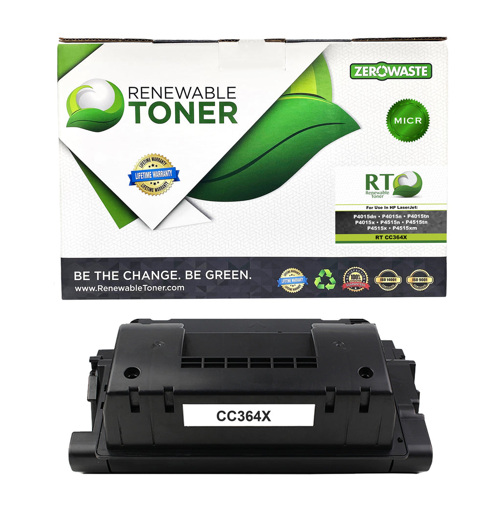 HP 64X MICR Toner Cartridge | Renewable Toner