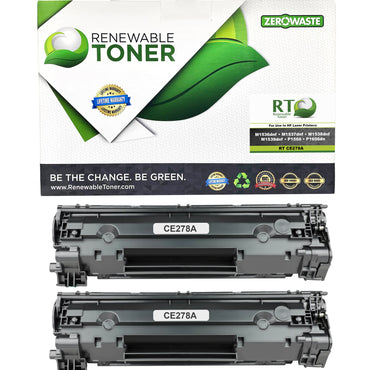 RT 78A CE278A Compatible Toner Cartridge (2-Pack)