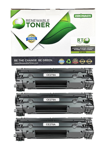 RT 78A CE278A Compatible Toner Cartridge (3-Pack)