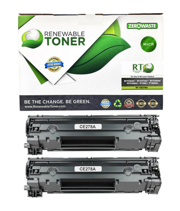 RT 78A Compatible HP CE278A MICR Toner Cartridge (2-Pack)