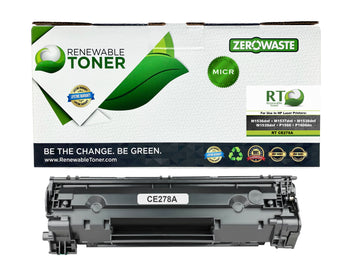 RT 78A MICR Toner Cartridge for HP CE278A Check Printers M1536 M1537 M1538 M1539 P1566 P1606