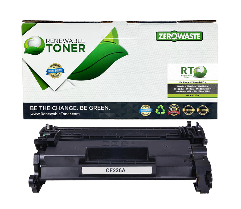 LCL 26A 26X CF226A CF226X CRG021II High Yield (2 Black) Compatible Toner Cartridge Replacement For HP LaserJet Pro M402 M402n M402d M402dn M402dne M402dw MFP M426 M426dw Compatible For Canon Pf158fn