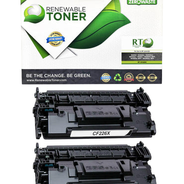 RT 26X CF226X Compatible Toner Cartridge (High Yield, 2-Pack)