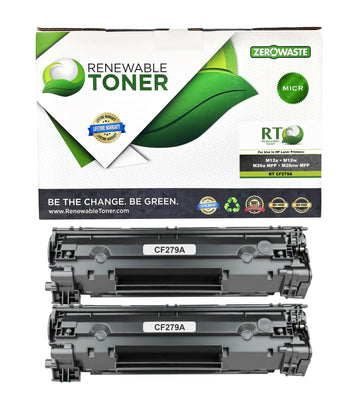 RT 79A CF279A Compatible MICR Toner Cartridge (2-Pack)