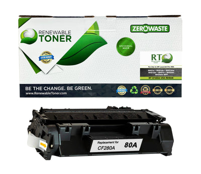 RT 80A CF280A USA Remanufactured Universal MICR Toner Cartridge