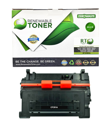 RT 81A MICR Toner Cartridge for HP CF281A Check Printers M604 M605 M606 MFP M630