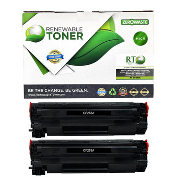 RT 83A CF283A Compatible MICR Toner Cartridge (2-Pack)