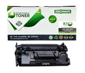 RT 87X CF287X Compatible MICR Toner Cartridge (High Yield)