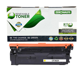 RT 508X Compatible HP CF362X Toner Cartridge (High Yield, Yellow)