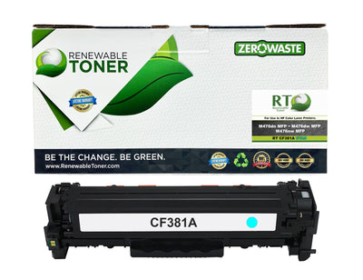 RT 312A Compatible HP CF381A Toner Cartridge (Cyan)