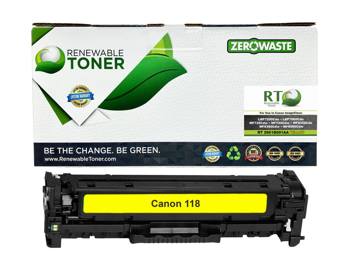 RT Canon 118 2659B001AA Compatible Toner Cartridge (Yellow)