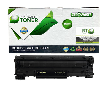 RT CRG 125 Compatible Canon 3484B001AA MICR Toner Cartridge