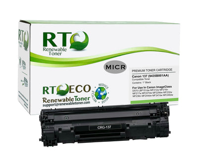 RT 137 MICR Toner for Canon 9435B001AA Check Printing Cartridge