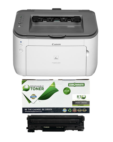 RT Canon LBP6230dw ImageClass Check Printing Bundle with 1 RT Canon 126 MICR Toner Cartridge