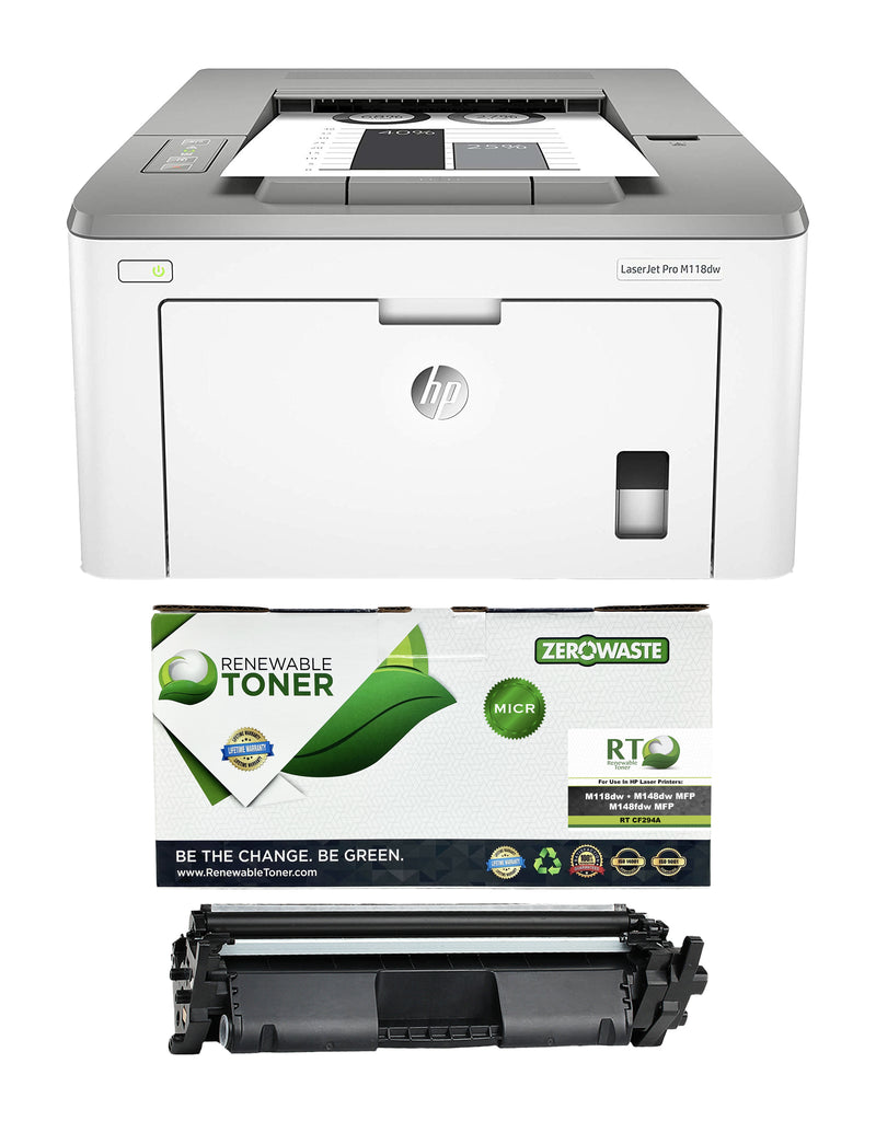 FALSK Glorious Rød RT M118dw LaserJet Check Printer Bundle with 1 RT CF294A MICR Toner Ca –  Renewable Toner