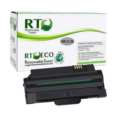 RT Compatible Samsung MLT-D105L MICR Cartridge, High Yield