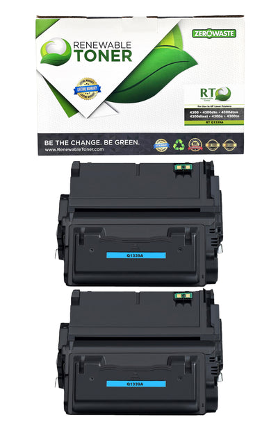 RT 39A Compatible HP Q1339A Toner Cartridge (2-pack)